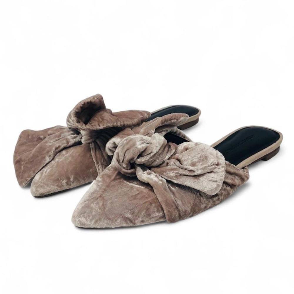 Rebecca Minkoff Alexis Velvet Bow Mules
